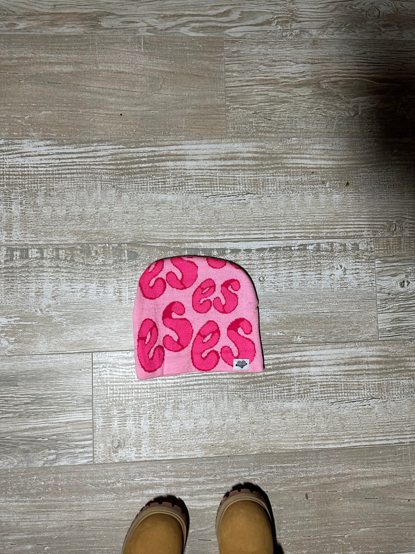 PINK “ ES “ BEANIE